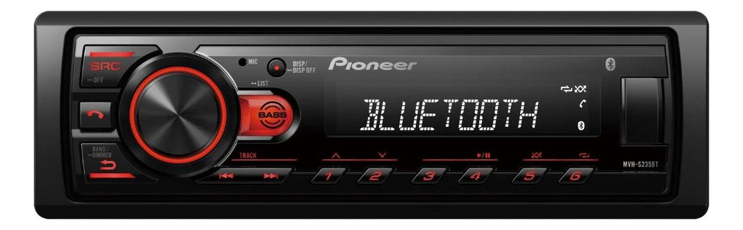 Autoestereo Pioneer Mvhs235bt Fm/usb/bt/aux 1din 50wx4