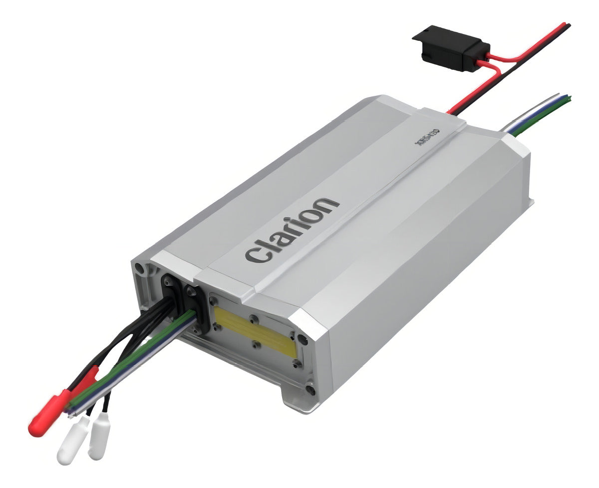 Amplificador Clarion Xr5420 4 Canales Clase D 400w Max Color Plata