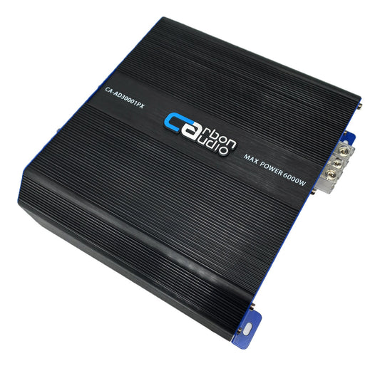 Amplificador Carbon Audio 1 Canal Clase D 3000w Rms Nano Color Negro
