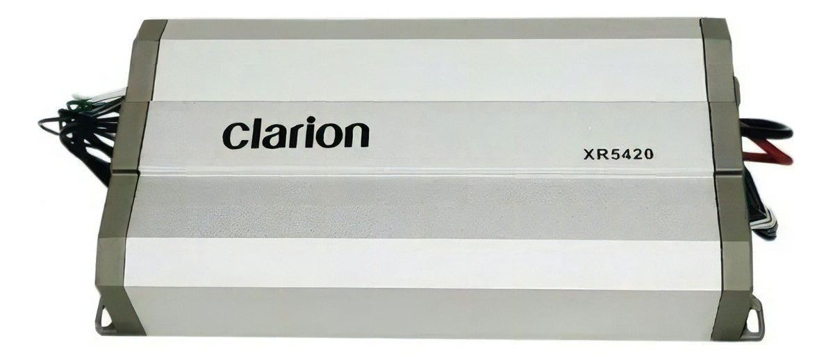 Amplificador Clarion Xr5420 4 Canales Clase D 400w Max Color Plata