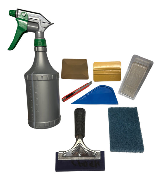 Kit De Herramienta Aplicación Película Polarizado Automotriz