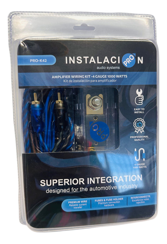 Kit De Instalación Pro Calibre 4 Para Amplificador Flexible