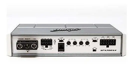 Stinger Spx700x4 Micro 4 Canales 700 Vatios Amplificador Pow Blanco