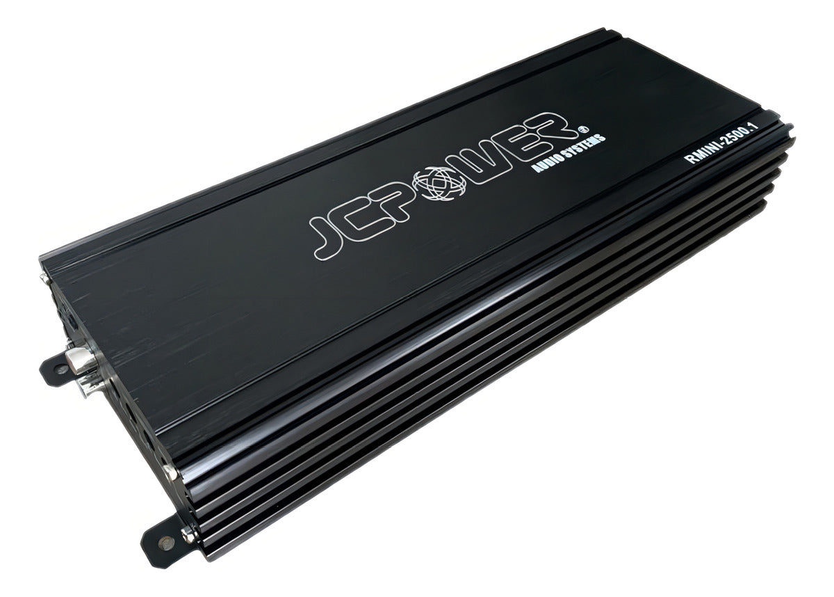 Amplificador Jc Power Rmini-2500.1 2500w Max 1 Canal Clase D Color Negro