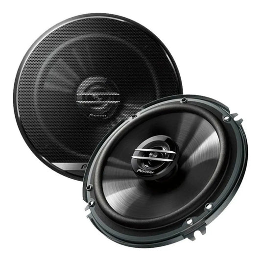 Bocina Tipo Full Range Pioneer Ts-g1620f Para Carros, Pickups & Suv Color Negro 6.5  X 6.5  X 6.5   X 2 Unidades
