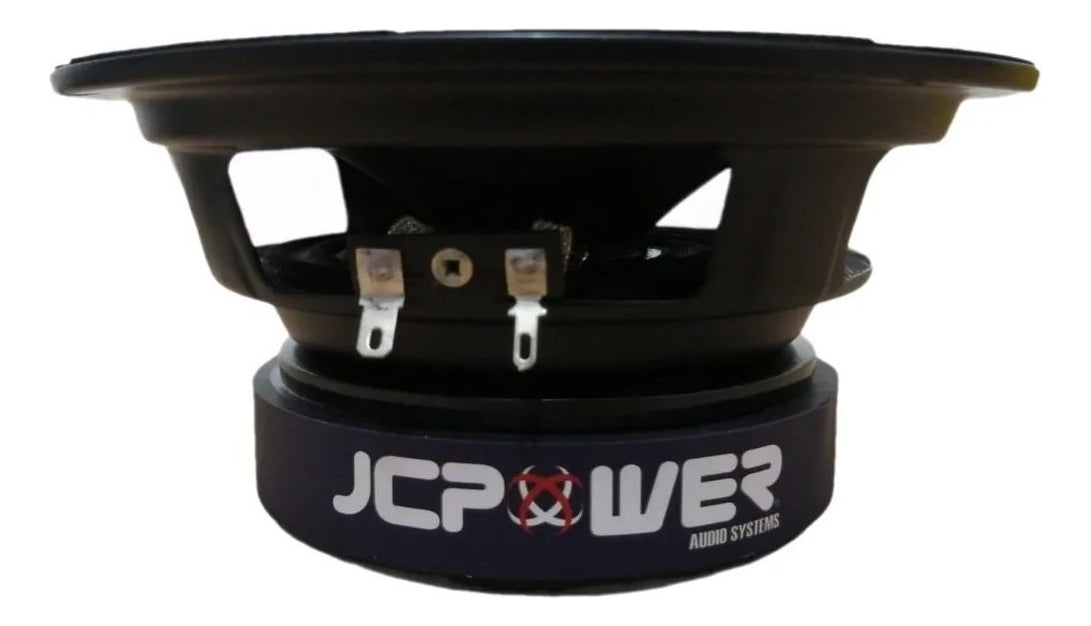 Set De Medios Rangos Jc Power P65c 6.5 Open Show 1200w Max Color Negro