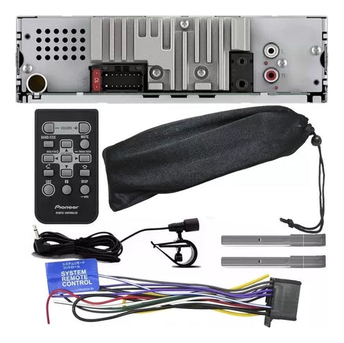 Autoestereo Pioneer Mvhs325bt Sin Disco 1 Rca Con Bt/usb