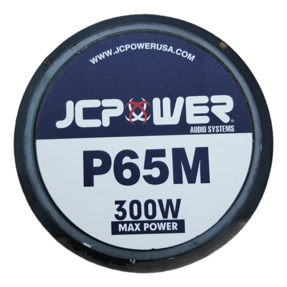 Medios Rangos Jc Power P65m 6.5 Pulgadas Open Show 300w Max Color Negro
