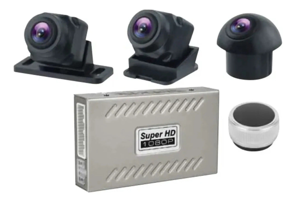 Sistema De Cámaras 360o Grados Con Módulo De Control Spider