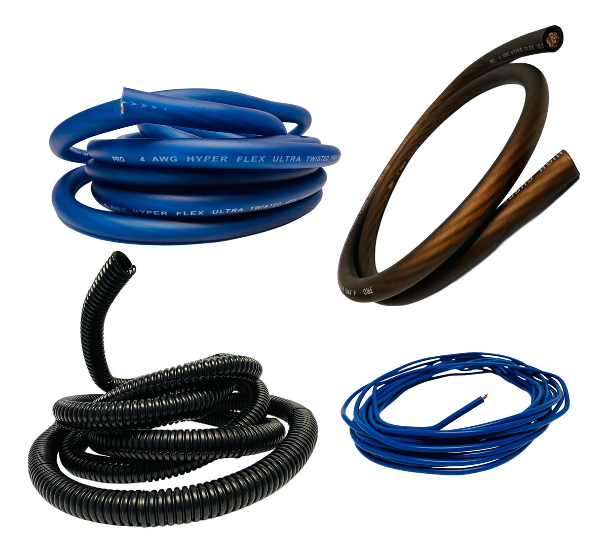 Kit De Instalación Pro Calibre 4 Para Amplificador Flexible