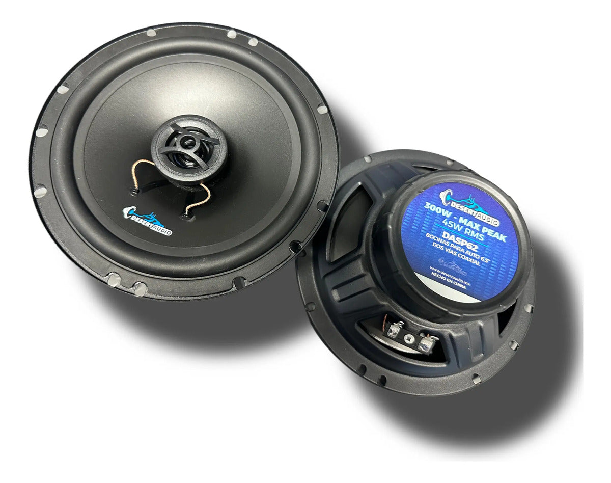 Bocinas Coaxiales 6.5 Desert Audio 300w Max 2 Vias Dasp62