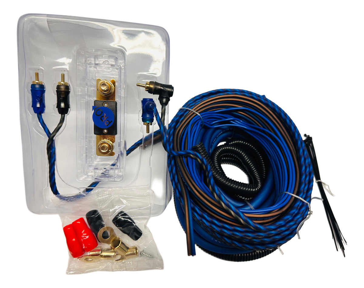 Kit De Instalación Pro Calibre 4 Para Amplificador Flexible