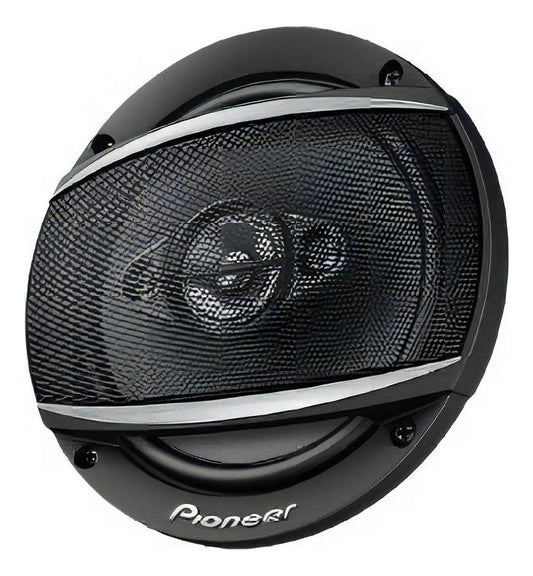 Bocina Tipo Cuadraxial Pioneer Ts-a1687s Para Auto/camioneta Color Negro De 4 165mm X 165mm X 6.5   X 2 Unidades