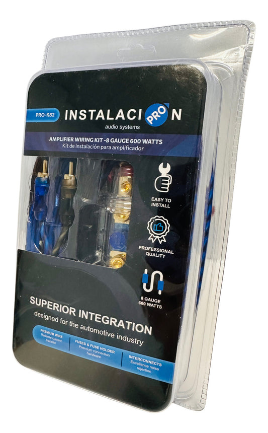 Kit De Instalación Pro Calibre 8 Para Amplificador Flexible