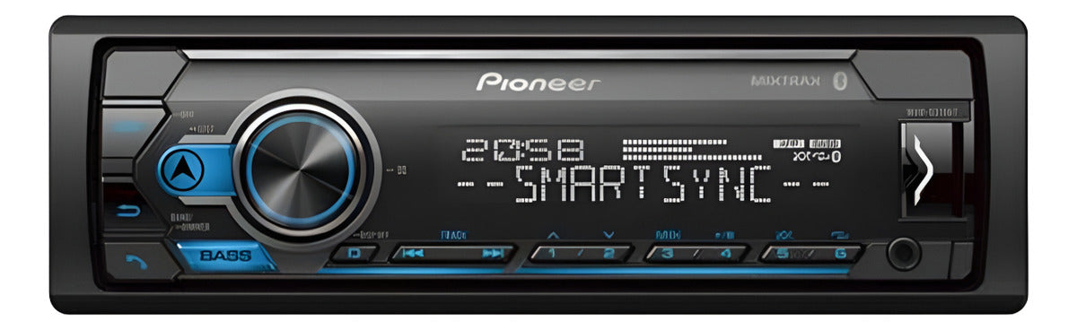 Autoestereo Pioneer Mvhs325bt Sin Disco 1 Rca Con Bt/usb