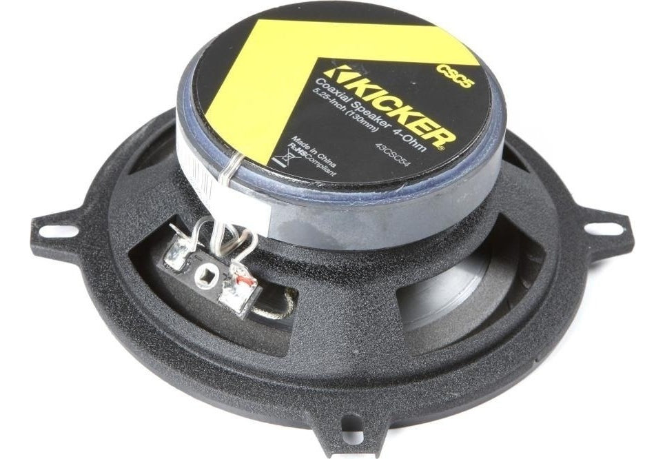 Kicker Bocinas 5 1/4 Dsc504 Dsc50 200w Max 2 Vias Coaxiales Color Negro