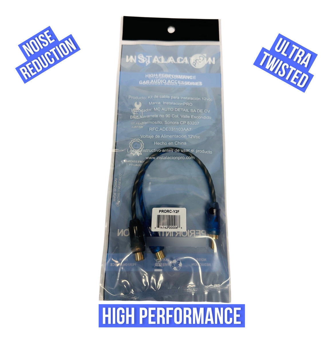 Cable Rca Y Ipro 2 Hembras 1 Macho Prorcy2f Paquete 10 Pzas