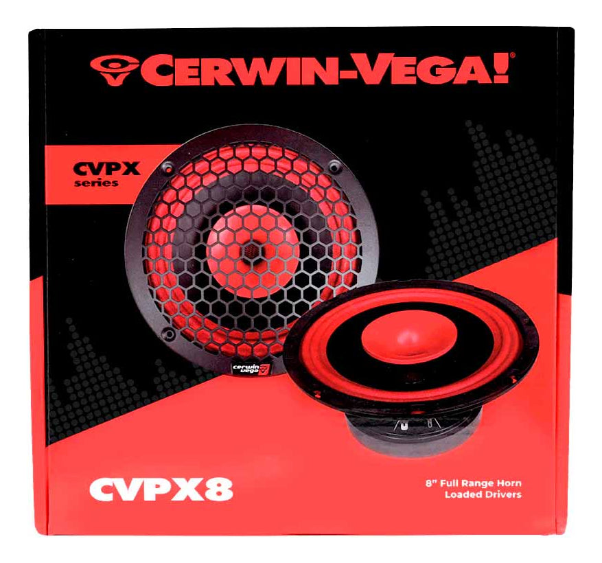 Medios Rangos Cerwin Vega Cvpx8 8 PLG 2 Vias 100w / 200w