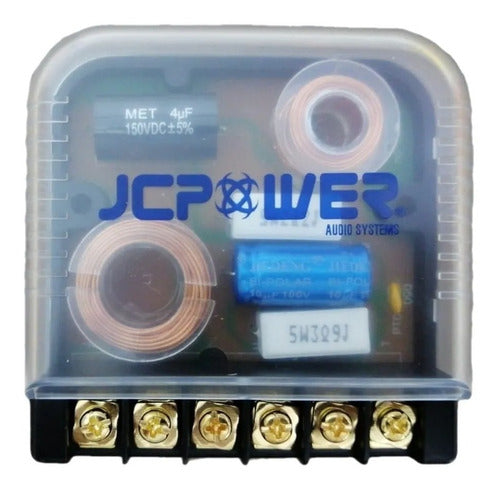 Set De Medios Rangos Jc Power P65c 6.5 Open Show 1200w Max Color Negro