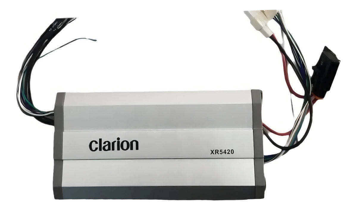 Amplificador Clarion Xr5420 4 Canales Clase D 400w Max Color Plata