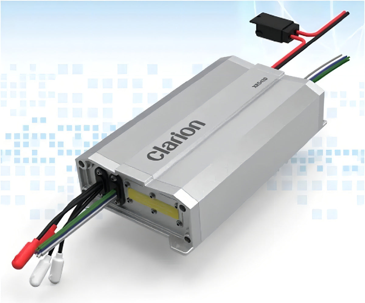 Amplificador Clarion Xr5420 4 Canales Clase D 400w Max Color Plata