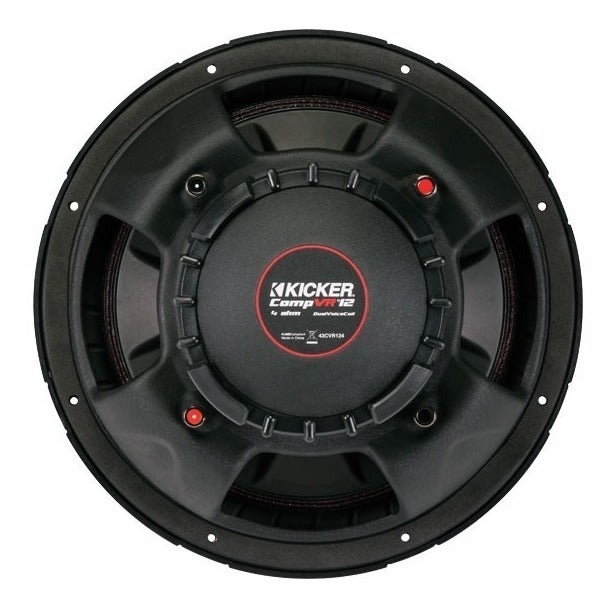 Woofer Kicker 43cvr124 12 Cvr124 Cvr12 Doble Bobina 800w Max Color Gris Oscuro