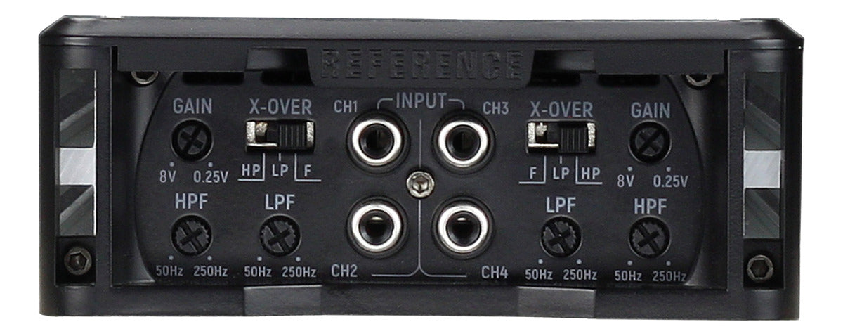 Amplificador De 4 Canales Clase D Coustic Pro-4xp 1600w Max Color Gris