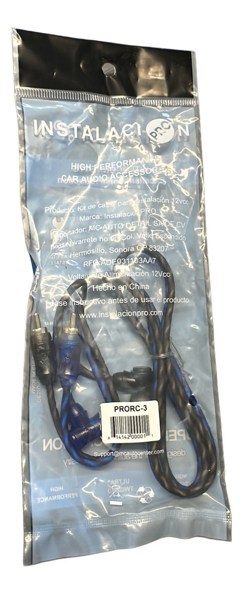 Cable Rca Instalaciónpro 3ft (0.90m) Audio Profesional Tipol