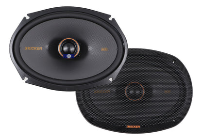 Bocinas 6x9puLG Kicker 51ksc6904 2 Vias 300 Watts Color Negro