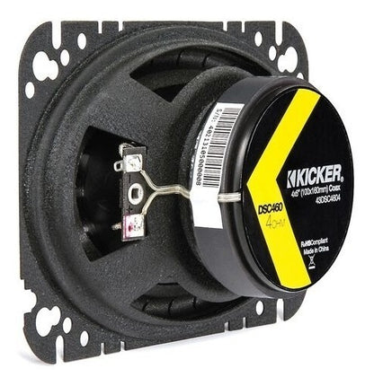 Bocinas Kicker Dsc460 43dsc4604 2v 4x6 Pulgadas 120w 30w Rms Color Negro