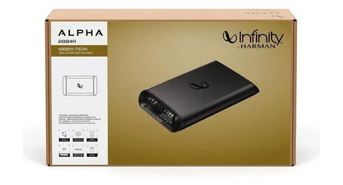 Amplificador Infinity Alpha 2804a 4 Canales 90 Rms X 4 Color Negro