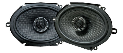 Bocinas Jc Power Jc-68 6x8 Pulgadas 2 Vías 300w Max Color Negro