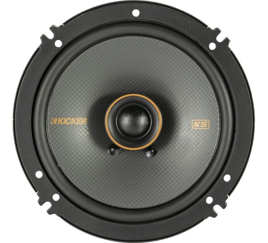 Bocinas Kicker 6.5 Pulgadas 47ksc6504 Ksc650 2 Vias 100w Rms Color Gris Oscuro