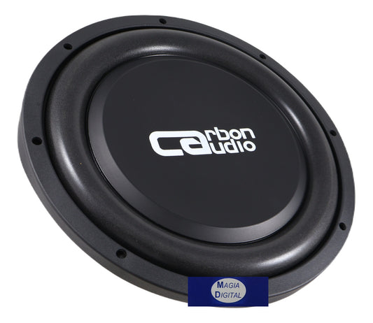 Subwoofer 10 PuLG Plano Carbon Audio Ca-sw40010ft 800watts Color Negro