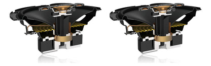 Par De Altavoces Cuadriaxiales Pioneer De 6.5 Pulgadas Ts-a1688s 350 W, Color Negro