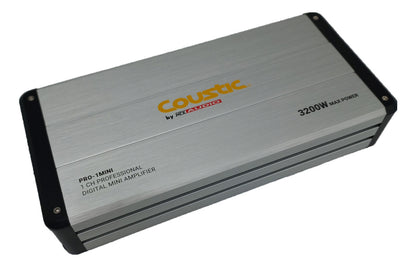 Coustic Amplificador Pro-1mini 3200w Max 1 Canal Clase D Color Gris
