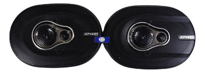 Bocinas 6x9 Pulgadas Jcpower Jc-693 3 Vias 500watts Max Color Negro