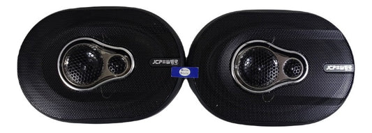 Bocinas 6x9 Pulgadas Jcpower Jc-693 3 Vias 500watts Max Color Negro