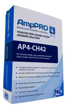 Interfaz De Integración De Amplificador Pac Ap4-ch42 Dodge