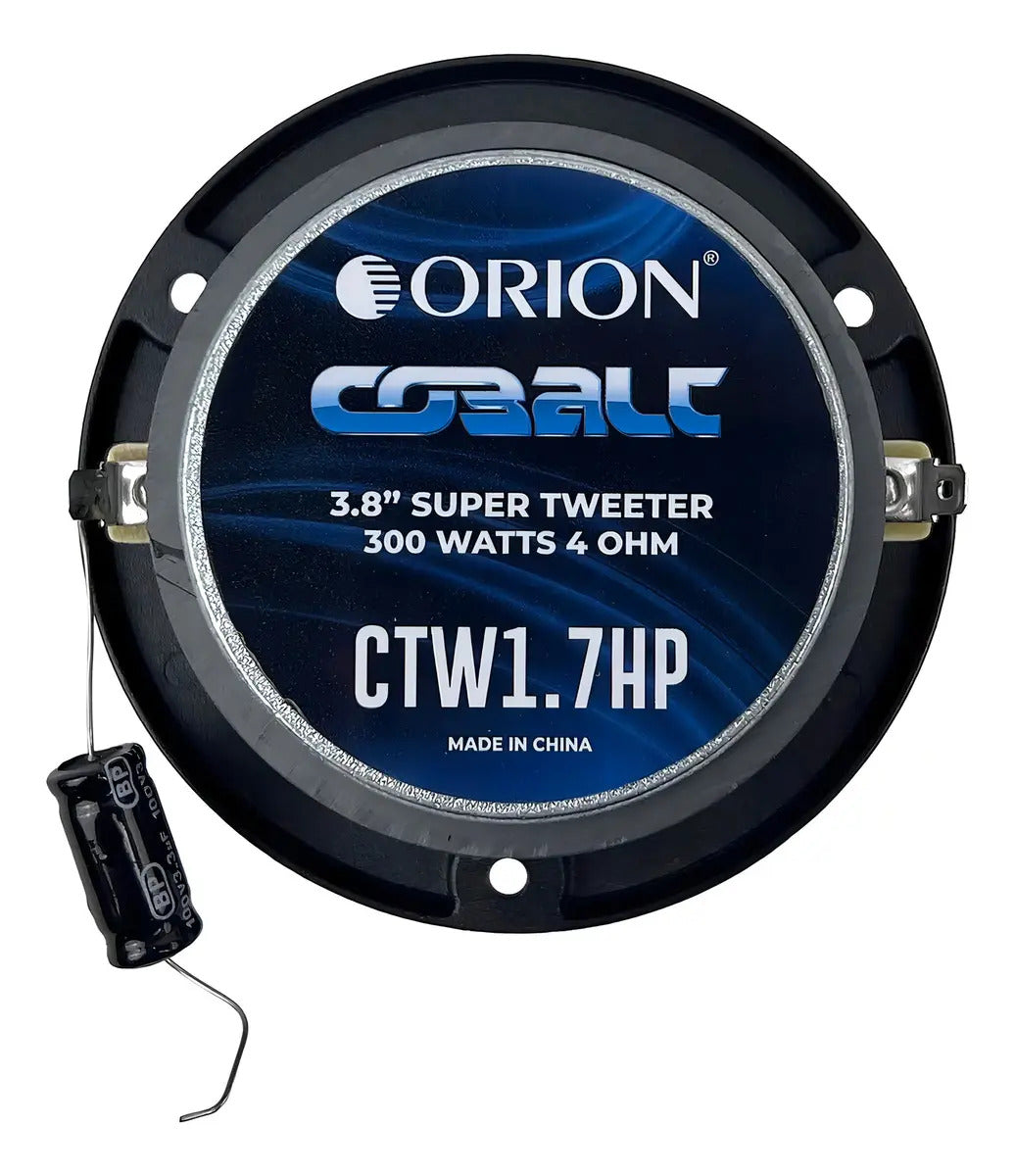 Tweeter 1.7 Pulgadas Orion Cobalt Amplificado 300w Para Auto Negro