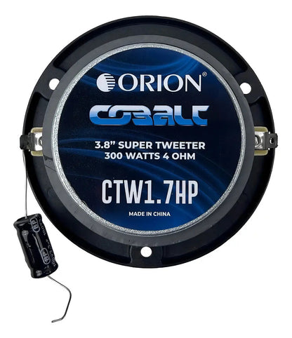 Tweeter 1.7 Pulgadas Orion Cobalt Amplificado 300w Para Auto Negro