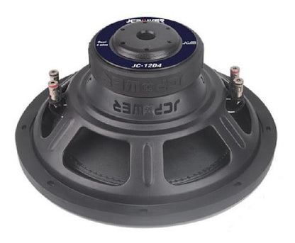 Subwoofer 12 Jc Power Jc-12d4 600 Watts Max Doble Bobina Color Negro