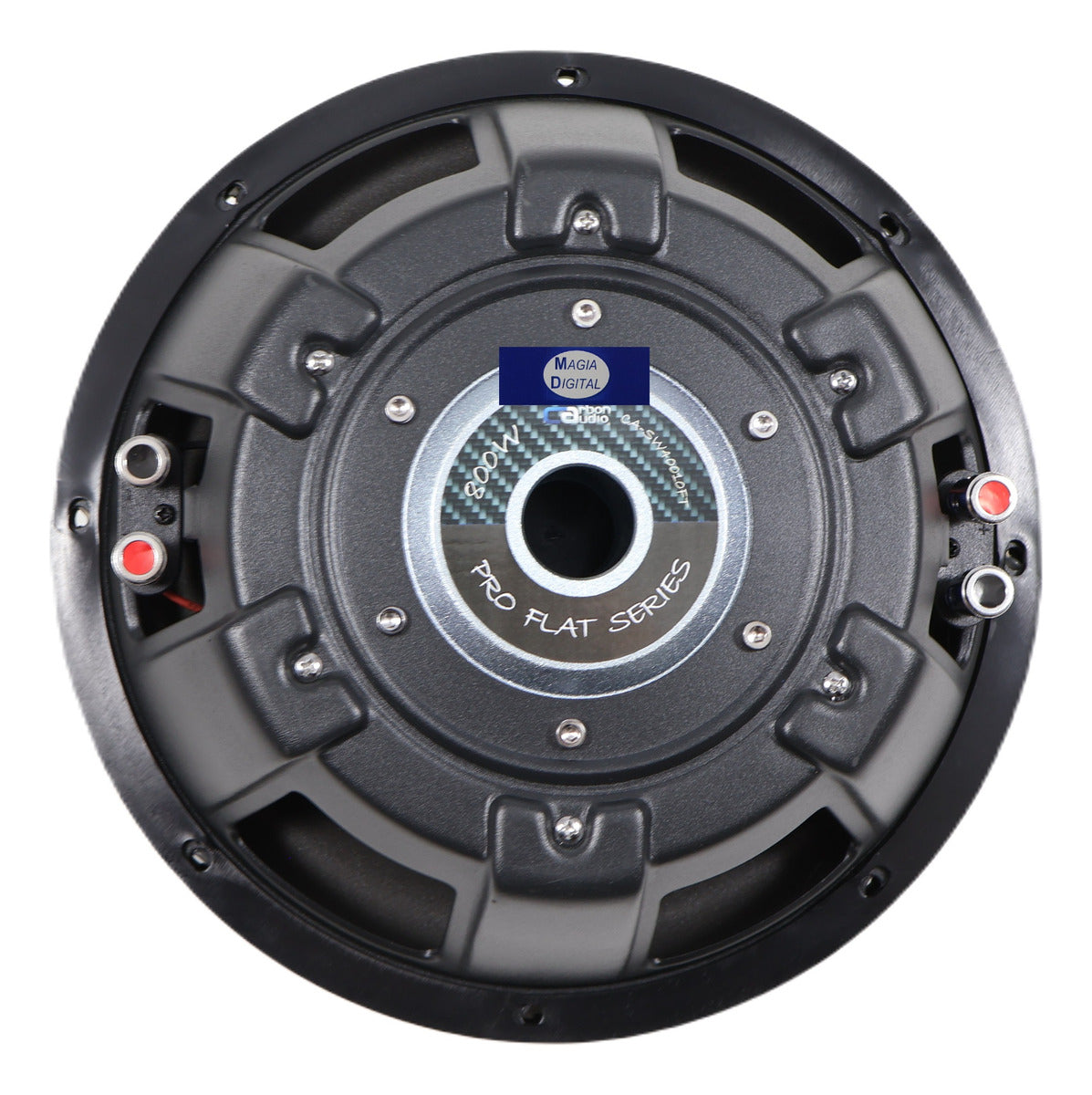 Subwoofer 10 PuLG Plano Carbon Audio Ca-sw40010ft 800watts Color Negro