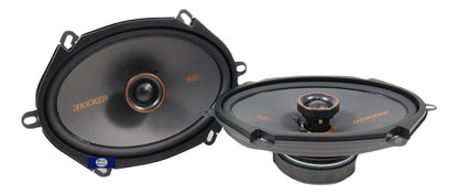 Bocinas 6x8 Pulgadas Kicker 51ksc6804 150 Watts Coaxiales Color Negro