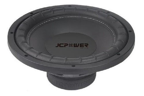 Subwoofer 12 Jc Power Jc-12d4 600 Watts Max Doble Bobina Color Negro