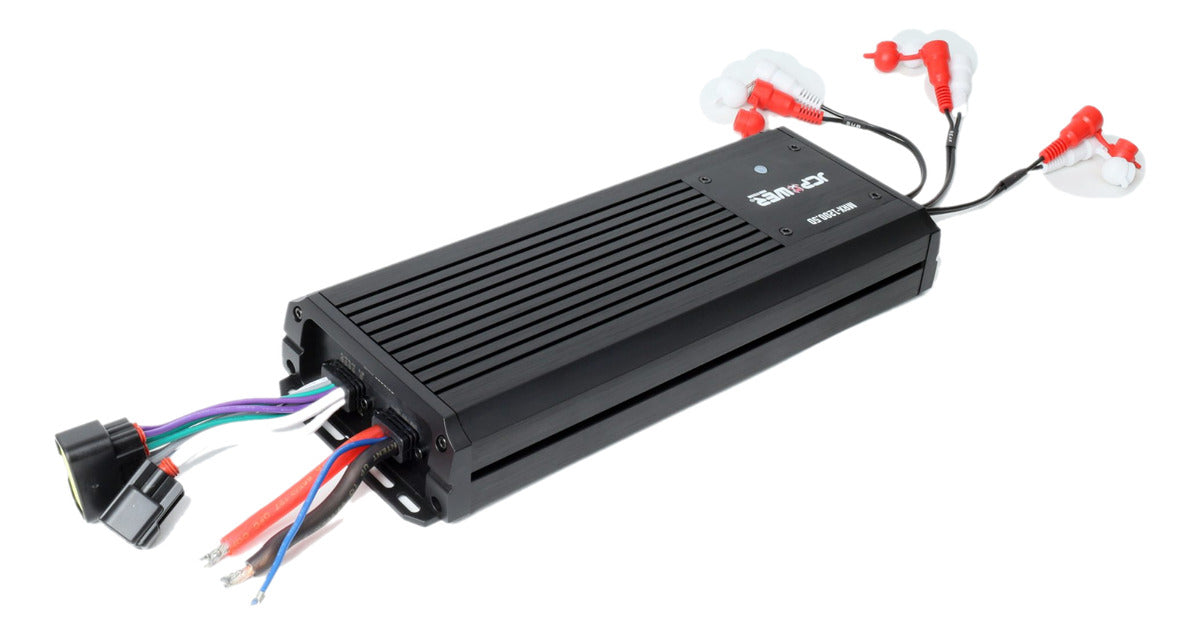 Amplificador Marino Jcpower Mrx-1200.5d 1200w Max 5 Canales Color Negro