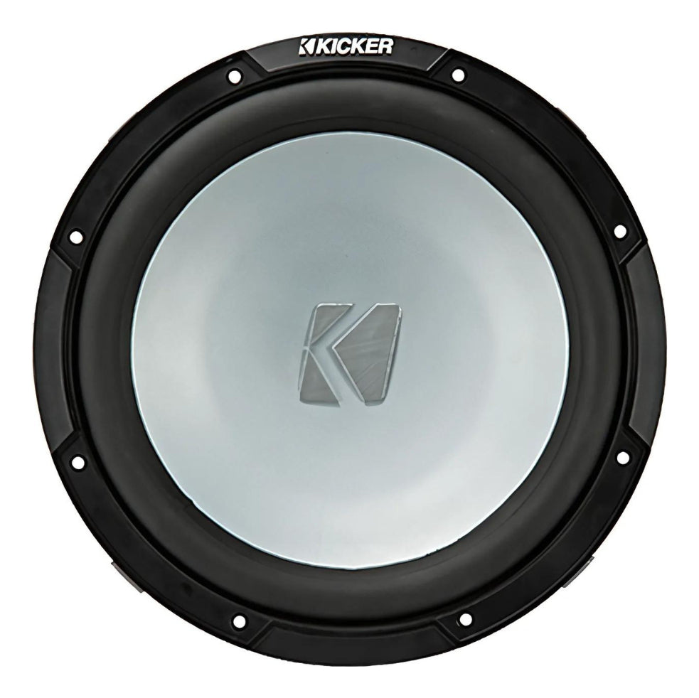 Subwoofer Marino Kicker 12 Pulgadas Km124 Color Plateado