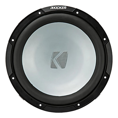 Subwoofer Marino Kicker 12 Pulgadas Km124 Color Plateado