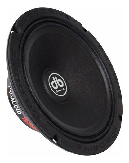 Set De Medios Rangos Para Automóvil Db Drive Pro6k Elite Pro Audio Series 6.5 Pulgadas 500 Watts Máximo 225 Watts Rms 4 Ohms Open Show Color Negro