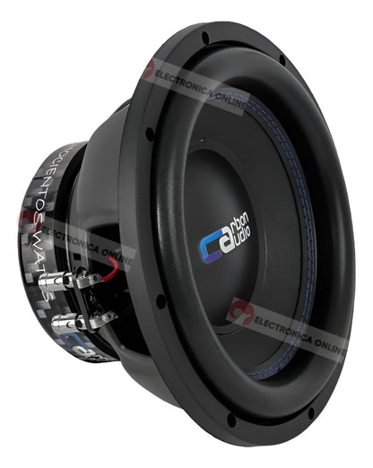 Subwoofer 10 Pulgadas Carbon Audio 800w Entry Doble Bobina Color Negro